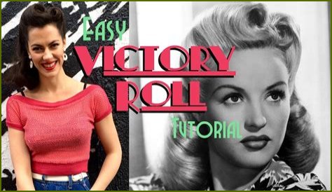 How To Get A Victory Roll In 6 Simple Steps For All The Vintage Vixens Of The World